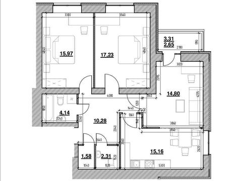квартира за адресою Героїв Крут вул., (Будинок 3)