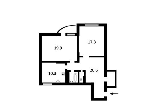 квартира за адресою Юрія Кондратюка вул., 7