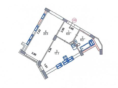 квартира за адресою Академіка Глушкова просп., 9-В