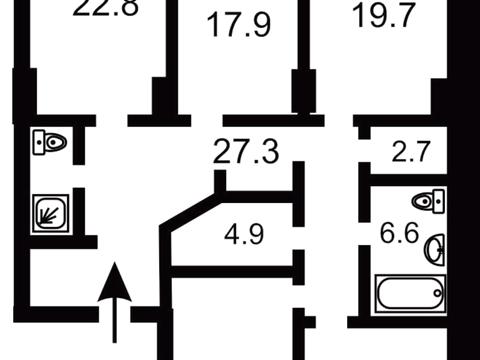 квартира за адресою Дмитрівська вул., 75