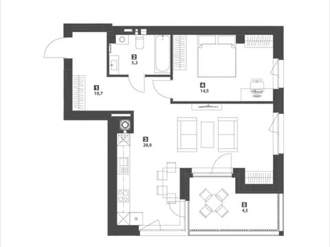квартира за адресою Академіка Андрія Сахарова вул., 78