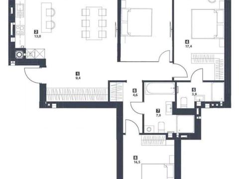 квартира за адресою Академіка Андрія Сахарова вул., 78