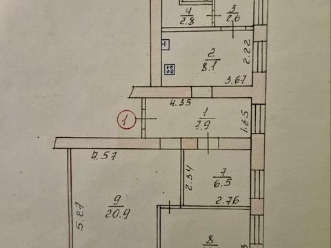 квартира по адресу Назария Яремчука ул., 41