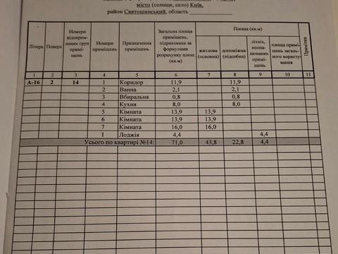 квартира по адресу Академика Булаховского ул., 42/43