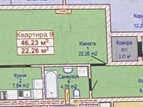 квартира за адресою Панаса Мирного вул., (Будинок 1)