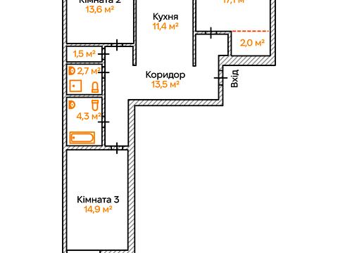 квартира за адресою Регенераторна вул., 4к2