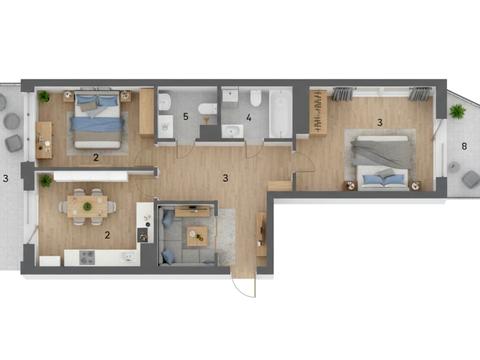 квартира по адресу Романа Левицкого ул., 4