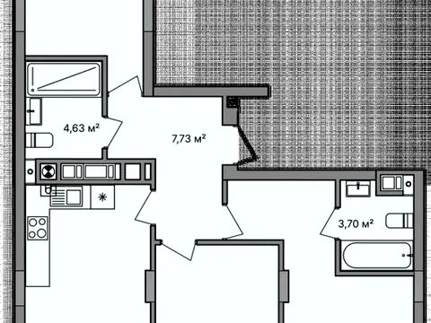 квартира за адресою Миколи Бобяка вул., (Будинок 1)