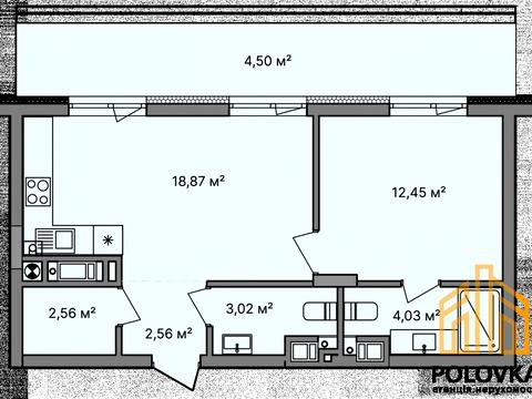 квартира за адресою Миколи Бобяка вул., (Будинок 1)