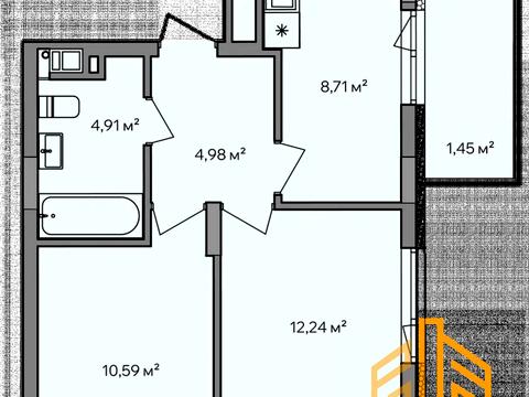 квартира по адресу Бабяка ул., (Будинок 1)