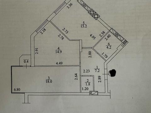 квартира за адресою Центральна вул. (Чапаєва), 1Б