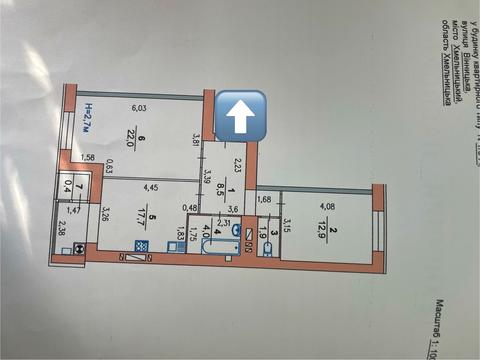 квартира по адресу Вінницьке шоссе, 1/3