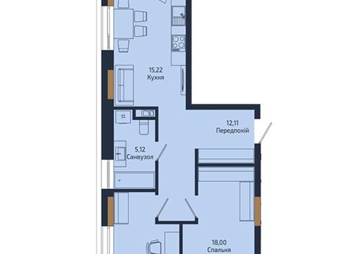 квартира за адресою Львів, Володимира Навроцького вул., (Будинок 6)