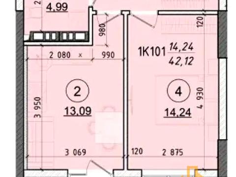 квартира по адресу Мукачевская ул., 1