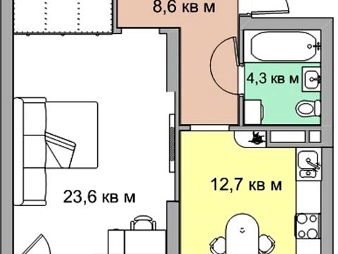 квартира за адресою Василя Симоненка вул., 5-А