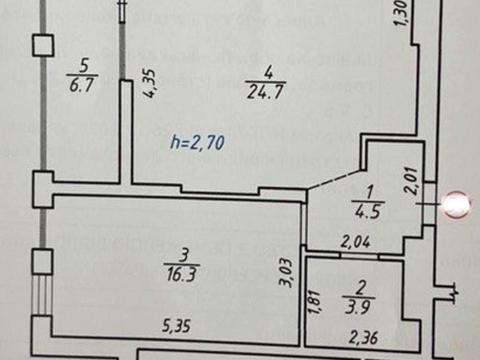квартира по адресу Новознесенская ул., (ЖК Новий форт (будинок 5))