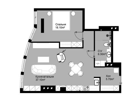 квартира по адресу Люстдорфская дорога ул., 55ж