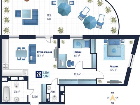 квартира по адресу Героїв Крут ул., (Будинок 3)