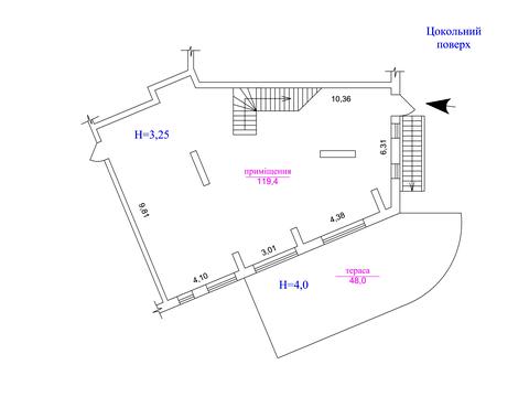 комерційна за адресою Центральна вул., 21-Б