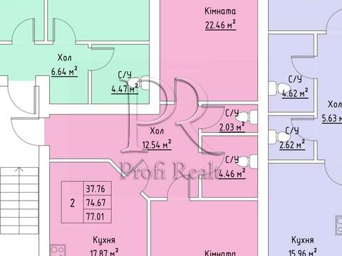 квартира по адресу Тарасівська ул., 1