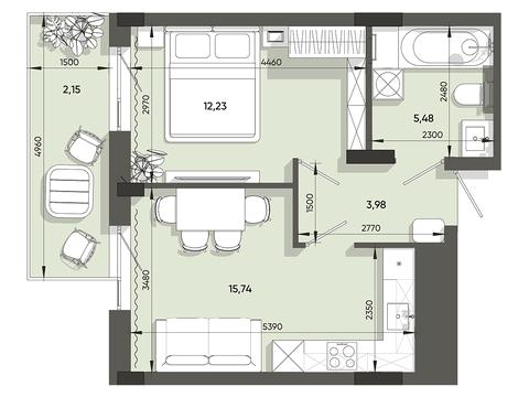 квартира за адресою Стрийська вул., (Будинок 1)