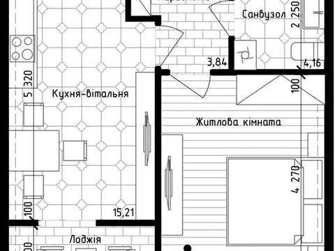 квартира за адресою Михайла Максимовича вул. (Онуфрія Трутенка), 24-А