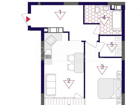 квартира по адресу Днепровская набережная ул., 15-Д
