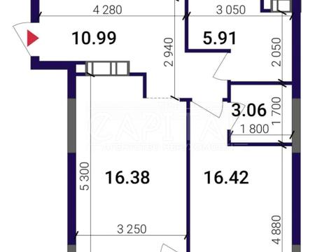 квартира по адресу Днепровская набережная ул., 15-Д