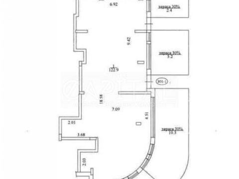 комерційна за адресою Тадея Рильського бульв., 3
