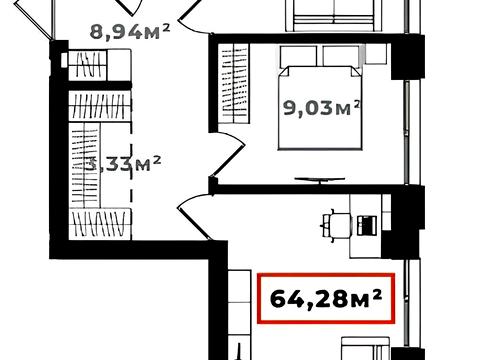 квартира за адресою Сонячна вул., (Будинок 2)