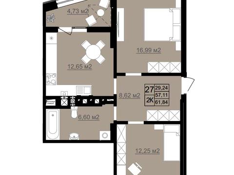 квартира за адресою Романа Дашкевича вул., (Будинок)