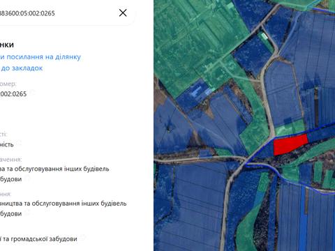 ділянка за адресою 