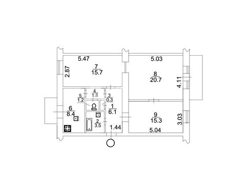 квартира по адресу Паньковская ул., 18