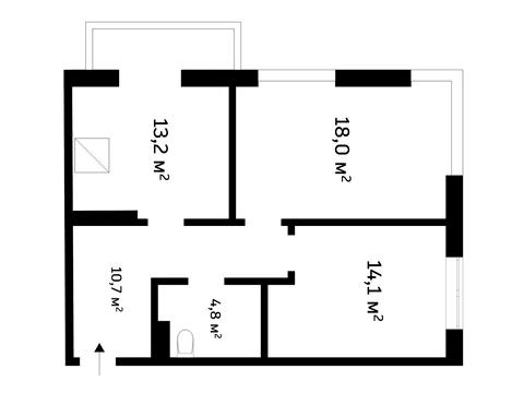 квартира за адресою Предславинська вул., 55