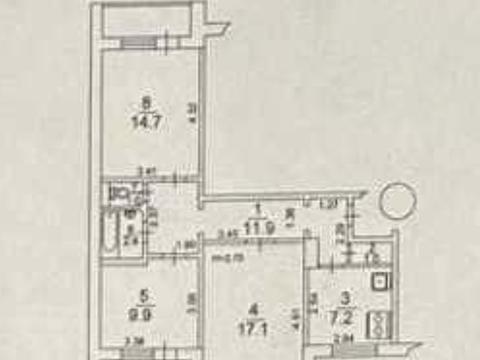 квартира по адресу Тростянецкая ул., 8