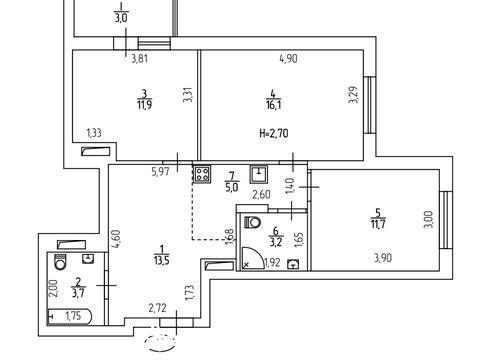 квартира за адресою Любомира Гузара просп. (Космонавта Комарова), 46-В
