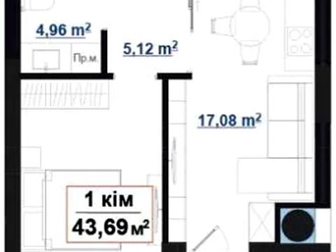 квартира за адресою Гетьмана Петра Дорошенка вул., 19