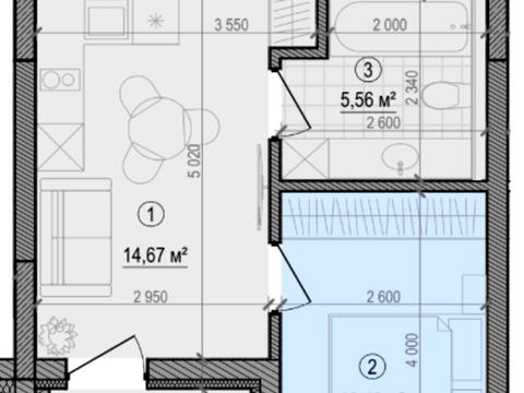 квартира по адресу Бабяка ул., (Будинок 1.1)