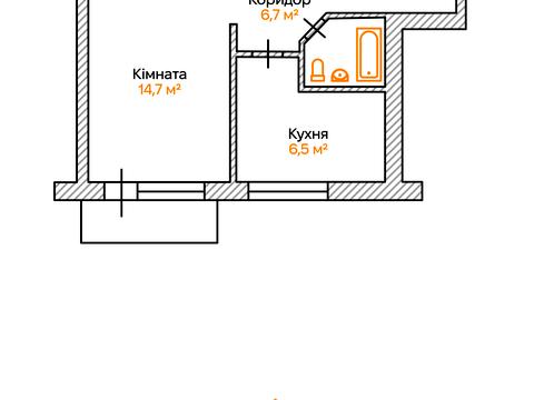 квартира за адресою Харківське шосе, 21/1
