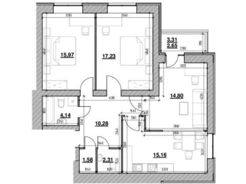 квартира по адресу Героїв Крут ул., (Будинок 3)
