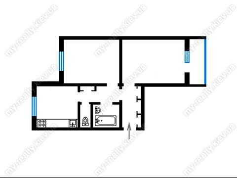 квартира за адресою Київ, Героїв Дніпра вул., 65