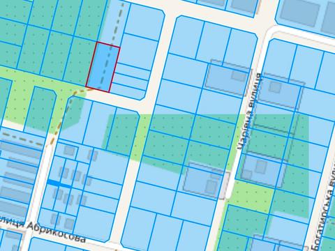 ділянка за адресою Богатирська вул.