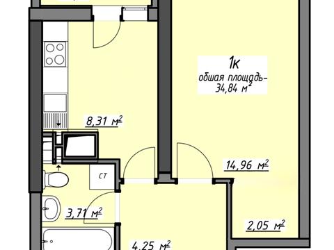 квартира за адресою Князя Ярослава Мудрого просп., 17/3