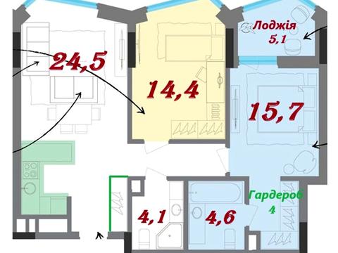 квартира за адресою Митрополита Василя Липківського вул. (Урицького), 38-А