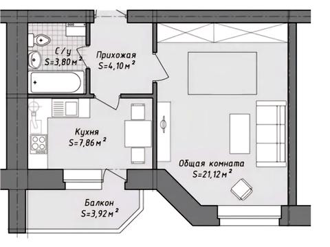 квартира по адресу Київська ул., 37