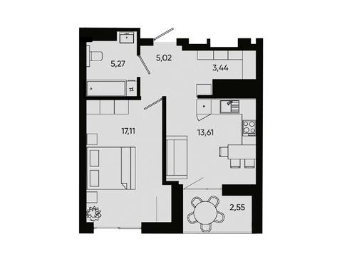 квартира по адресу Малоголосковская ул., 12