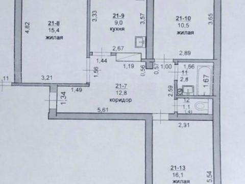 квартира за адресою Героїв полку "Азов" вул. (Маршала Малиновського), 3