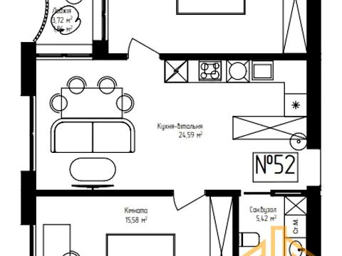 квартира за адресою Ужгород, Собранецька вул., 115а