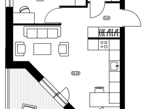 квартира за адресою Другетів вул., (Будинок)