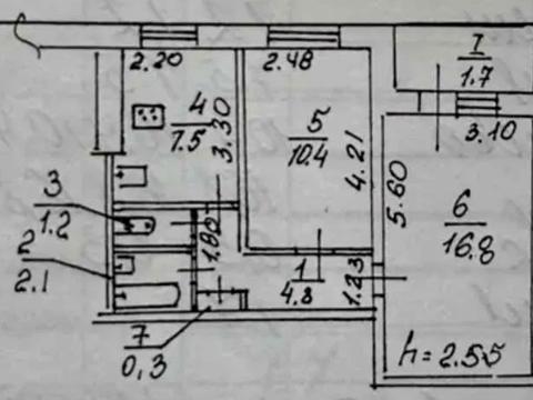квартира за адресою Дніпро, Зимових Походів вул. (Молодогвардійська), 22